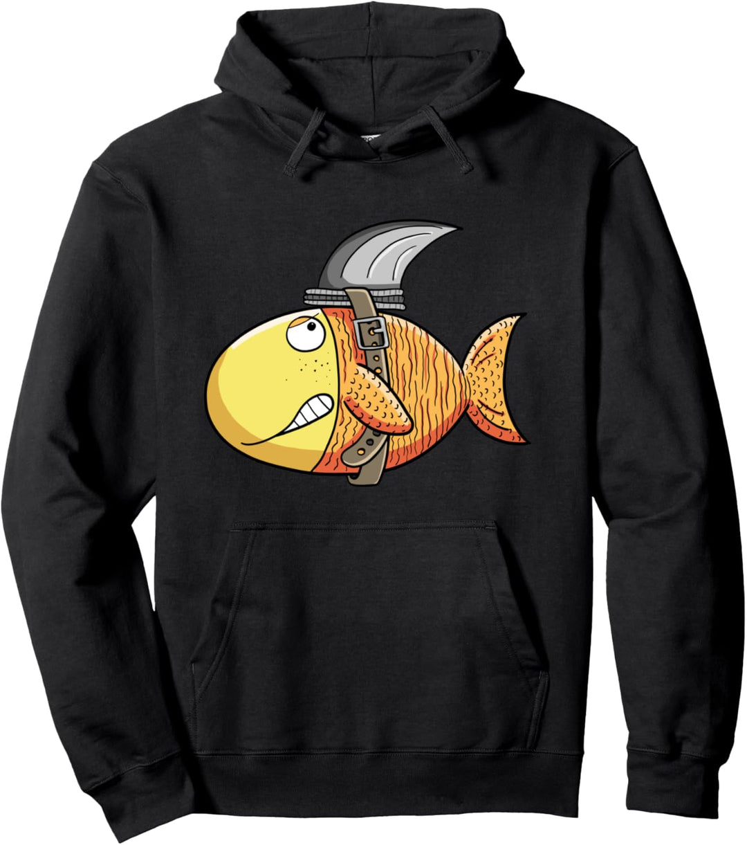 Be Diffenent Goldfisch Hai I Haiflosse Fisch I Koi Pullover Hoodie