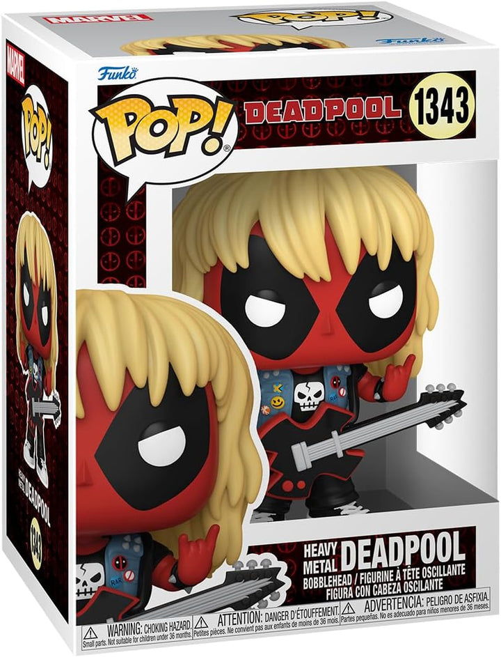 Funko Pop! Marvel: Deadpool - Heavy Metal Band Member Band - Vinyl-Sammelfigur - Geschenkidee - Offi