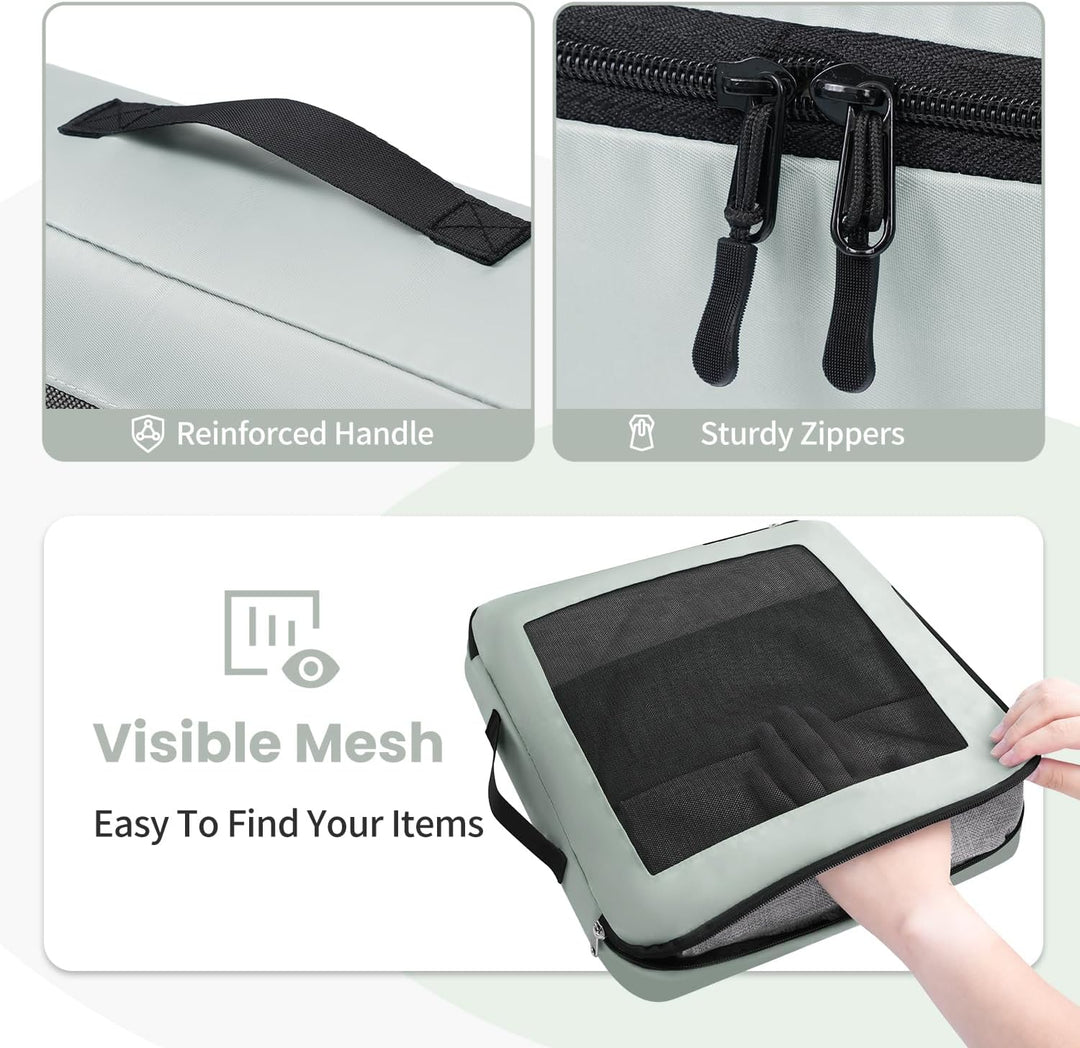 Packing Cubes for Suitcase 8 Set, Leichtgewichtige Gepäck Packing Organizer Packing Cubes für Reisez