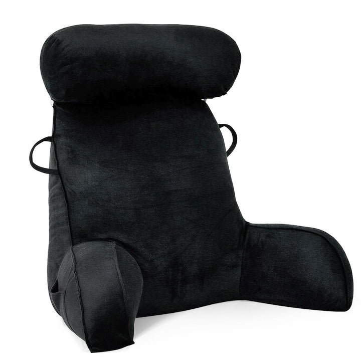 Lesekissen - Samt Lesekissen für das Sitzen im Bett Erwachsene, Rückenkissen für das Sitzen im Bett