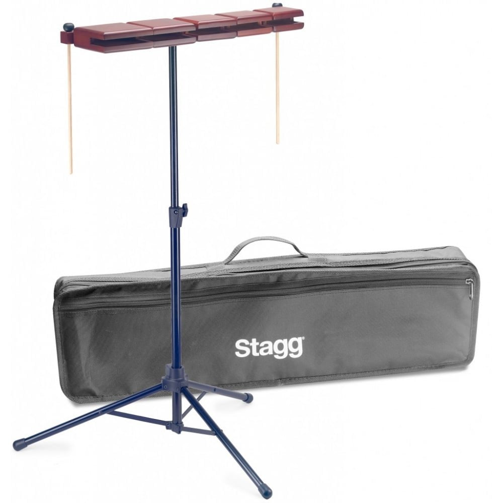 STAGG WB-SET 5B Wood Temple Block 5-teilig