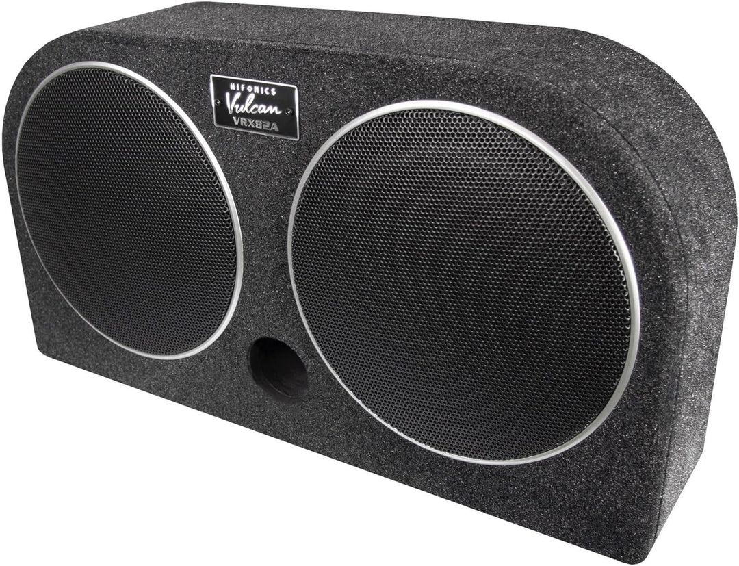 Hifonics VRX82A | Aktiver Reserverad Subwoofer mit Passiv Membran und Class-D Amp (Digital)