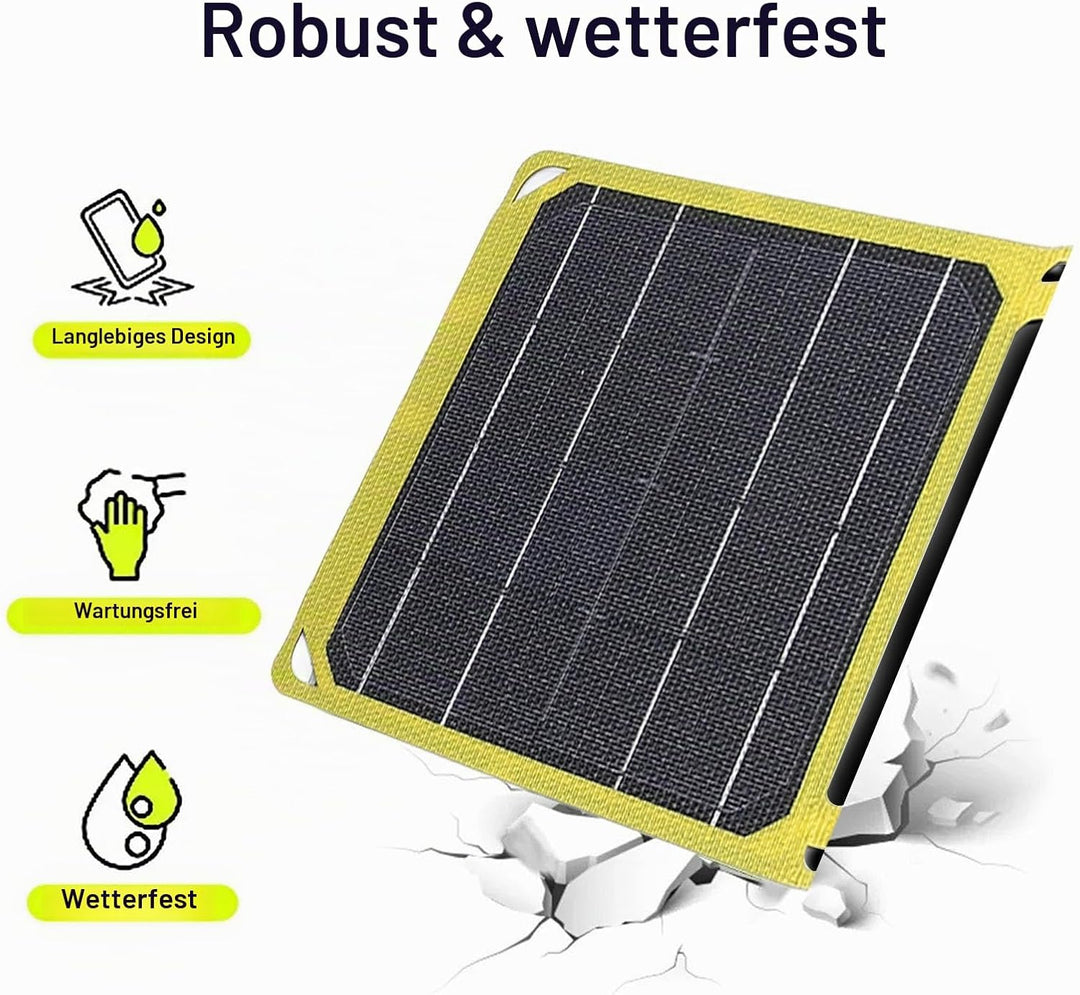 200 W Tragbares Solarpanel, Monokristallines ETFE-Silizium, Wasserdicht, Faltbar, Solarpanel, Notstr
