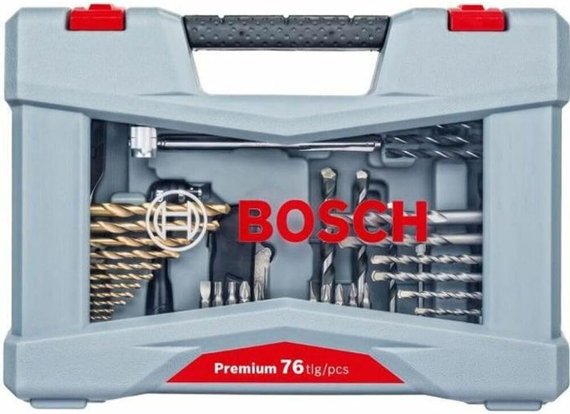 Bosch 76tlg. X-Line Titanium Bohrer- und Schrauberbit-Set (für Holz, Stein und Metall, inkl. Schneid