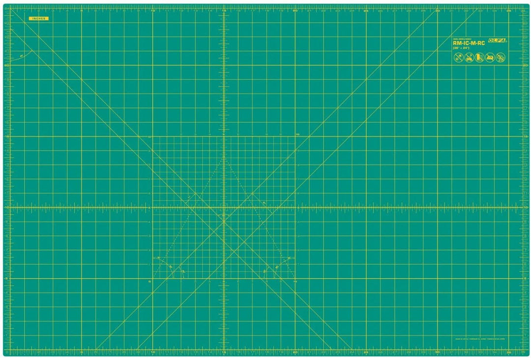 OLFA - Schneidematte Selbstheilend Doppelseitig Verwendbar für Nähen, Patchwork, Quilt DEHP Frei mit