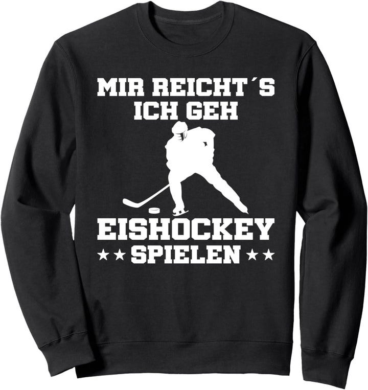 Mir reichts ich geh Eis-Hockey spielen Kinder Trikot Jungen Sweatshirt