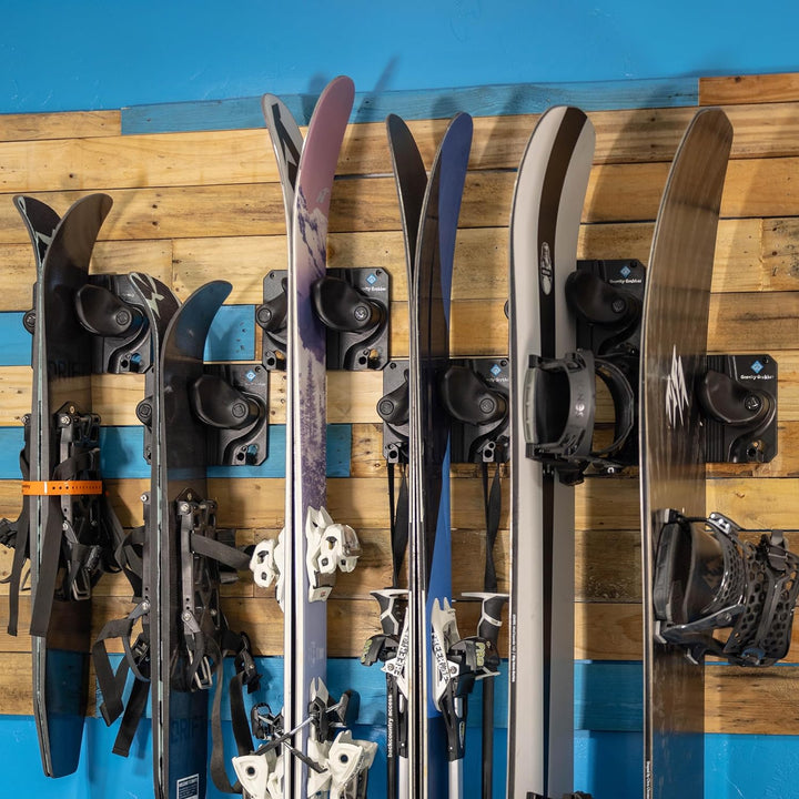 Gravity Grabber Ultimate Ski & Snowboard Wandhalterung - Passt zu jedem Ski/Snowboard - für Schadens