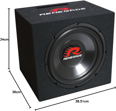 Renegade RXV1200-30cm Gehäuse-Subwoofer