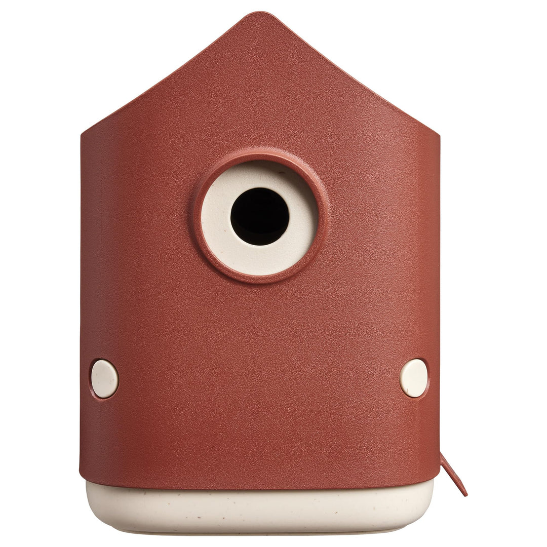 Elho Cosy Bird House 18cm - Vogelhaus - für über 11 Arten - 100% Recyceltem Plastik - L17.6 x B18 x