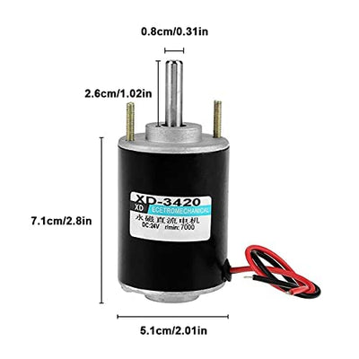 XD-3420 12 V / 24 V 30 Watt CW/CCW Elektrische Getriebemotor Permanent Magnet DC Motor Reversible Hi