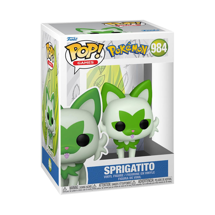 Funko POP! Games: Pokemon - Sprigatito - Felori - Vinyl-Sammelfigur - Geschenkidee - Offizielle Hand