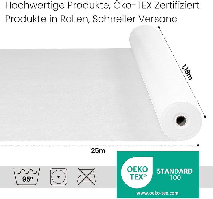 WOLTU Tischdeckenrolle, Einweg Vlies Tischdecke, Tischschutz wasserdicht Tischtuch Zuschneidbar, Tis