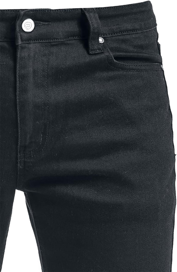 RED by EMP Herren Schwarze Skinny Jeans W31L34