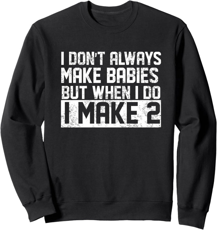 Zwillingspapa Zwillinge Vater Papi - Vatertag Papa Sweatshirt