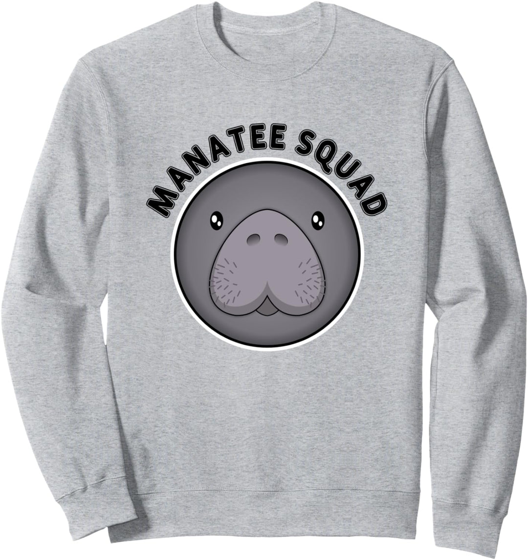 Manatee Squad Niedliche Seekuh starrt dich an Sweatshirt