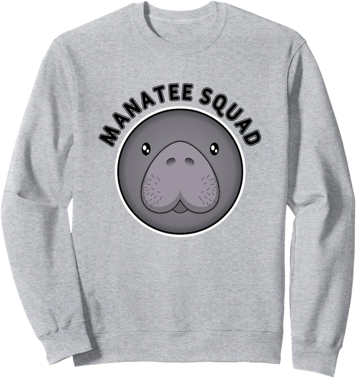 Manatee Squad Niedliche Seekuh starrt dich an Sweatshirt
