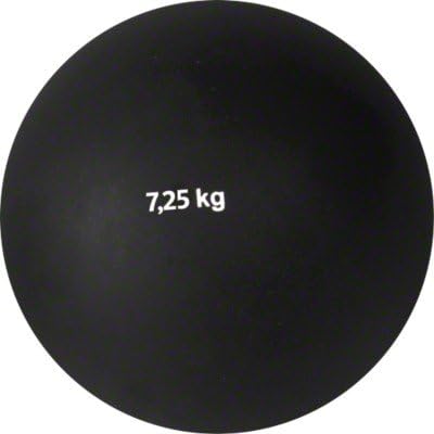 Sport-Thieme Stosskugel Kunststoff | Indoor & Outdoor | 2kg - 7,26kg | Hallenstosskugel | Griffiges