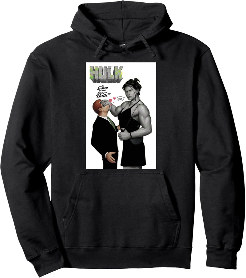 Marvel She-Hulk Love In The Air Comic Cover Pullover Hoodie