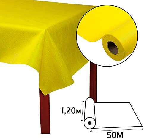 Pronappe Tischdecke R785024I Einweg-Tischdecke aus Spunbond-Vlies Länge 50m Breite 1,20m (pro Rolle)