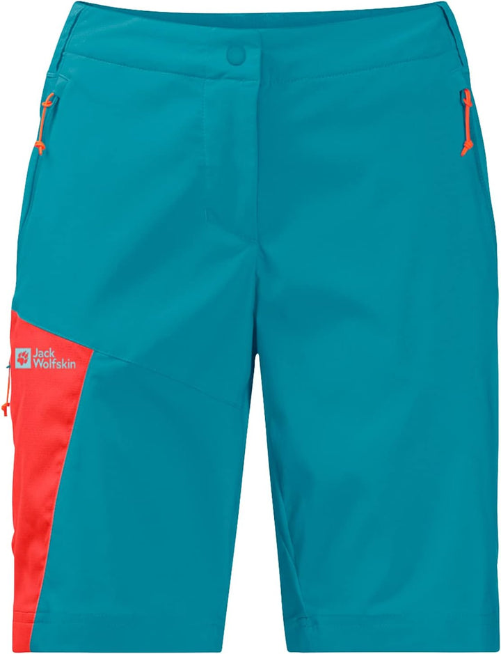 Jack Wolfskin Damen Shorts Glastal Shorts W 34 Tile Blue, 34 Tile Blue