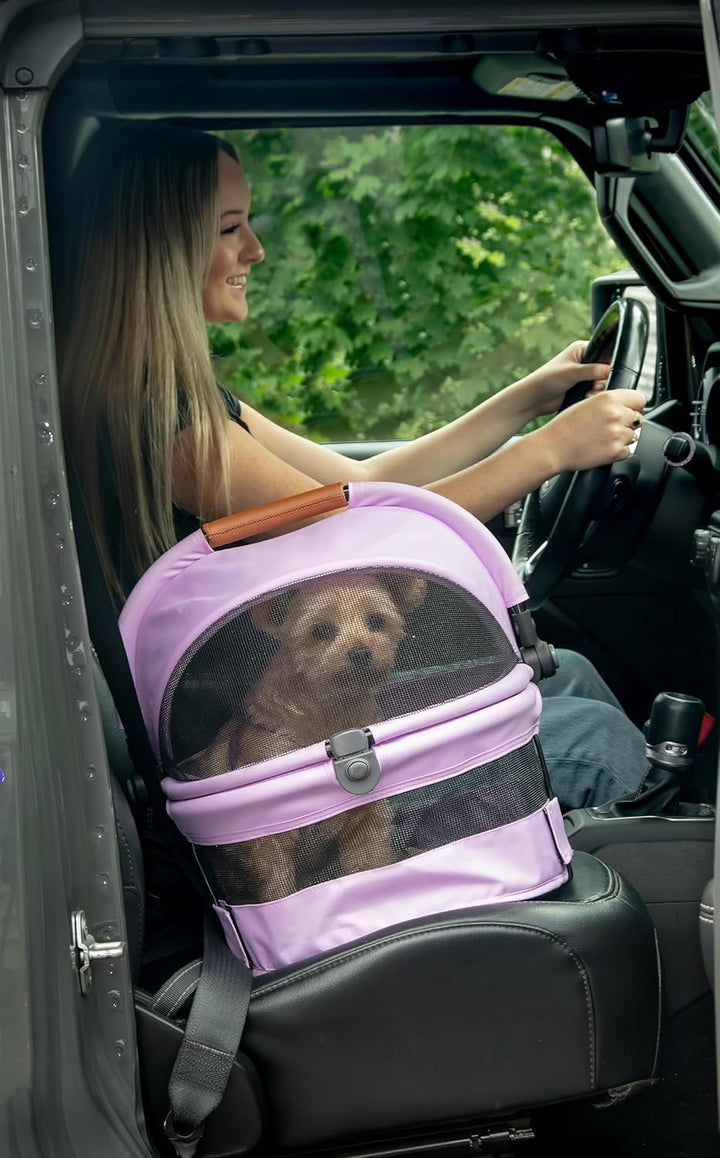 Pet Gear View 360 Ultra Lite Haustier-Sicherheitshalterung und Autositz für kleine Hunde und Katzen,