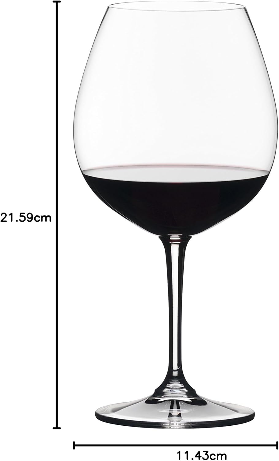 Riedel Vivant Pinot Noir Weinglas, transparent, 4 Stück