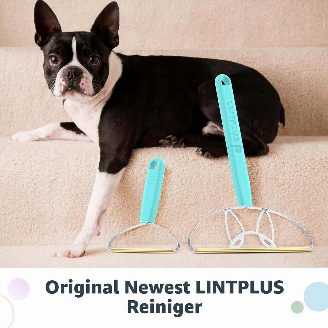 Flex MAX & Pro Tierhaarentferner-Set von LINTPLUS – Haarentfernungswerkzeug für Hunde & Katzen für M