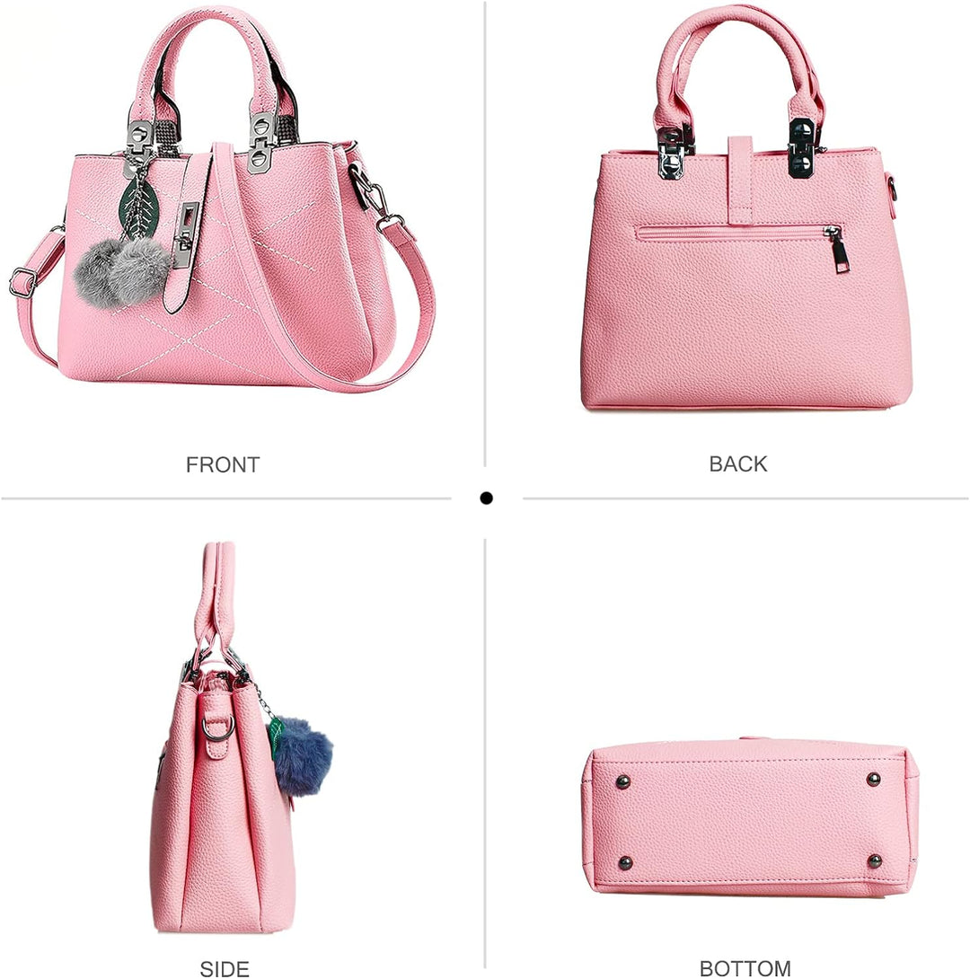 NICOLE &amp; DORIS Damen-Handtaschen, Schultertasche, Umhängetasche, für Damen, modisch, Retro, Handtasc