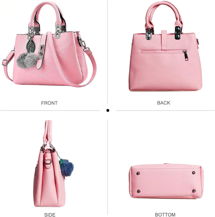 NICOLE &amp; DORIS Damen-Handtaschen, Schultertasche, Umhängetasche, für Damen, modisch, Retro, Handtasc