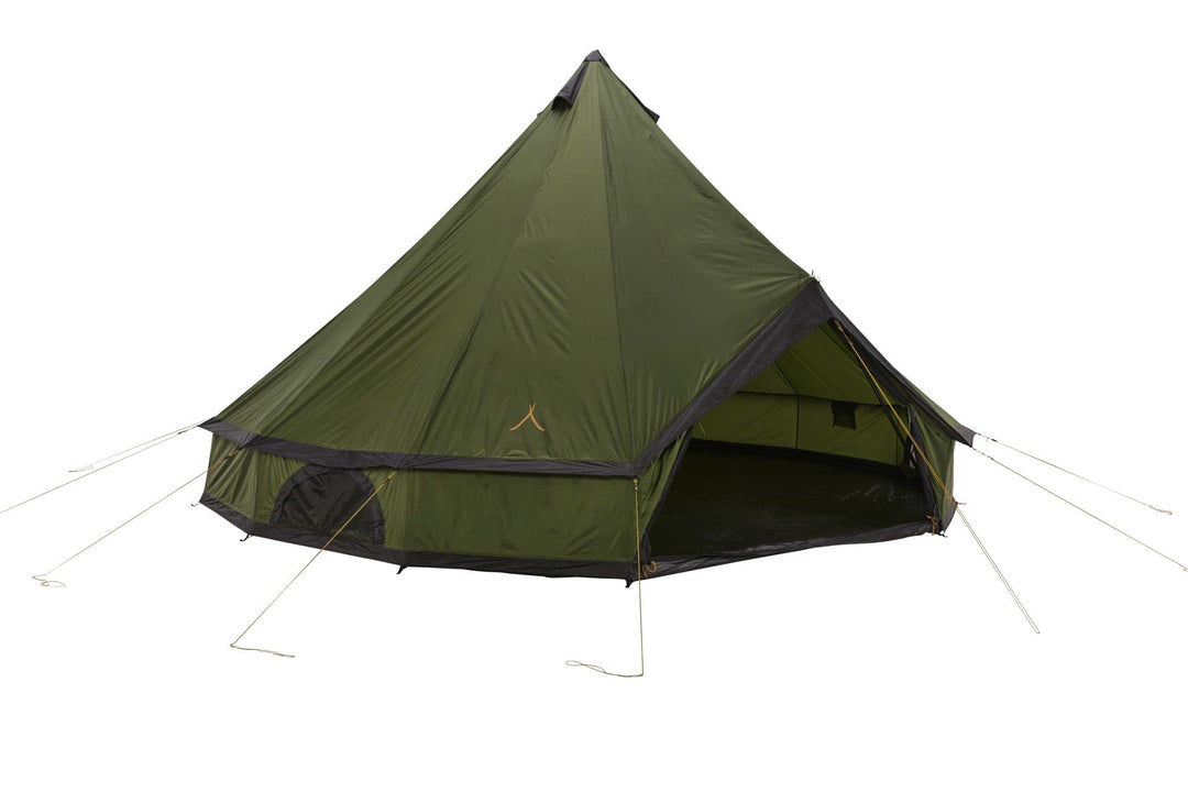 GRAND CANYON Indiana 10, Tipi Rundzelt, klassisches Rundzelt mit nur einem Gestänge, schneller Aufba