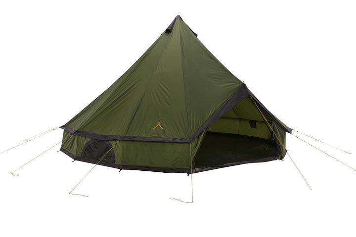 GRAND CANYON Indiana 10, Tipi Rundzelt, klassisches Rundzelt mit nur einem Gestänge, schneller Aufba