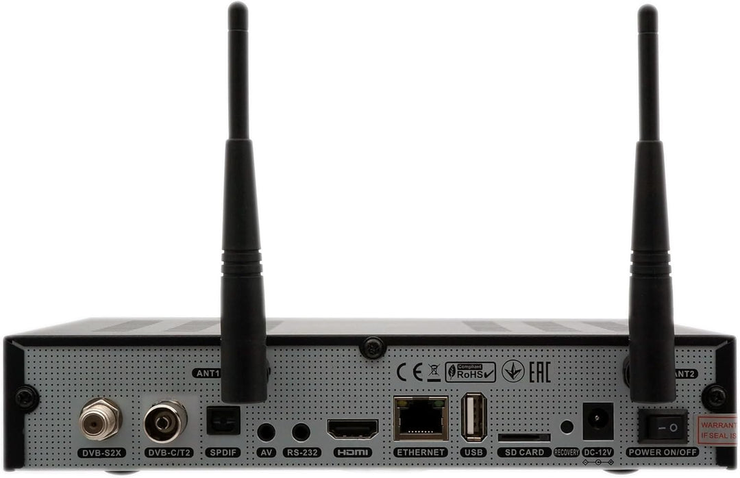 OCTAGON SF8008 4K UHD HDR Combo Receiver 1x DVB-S2X & 1x DVB-C/ DVB-T2 - Satellit, Kabel/ terrestris