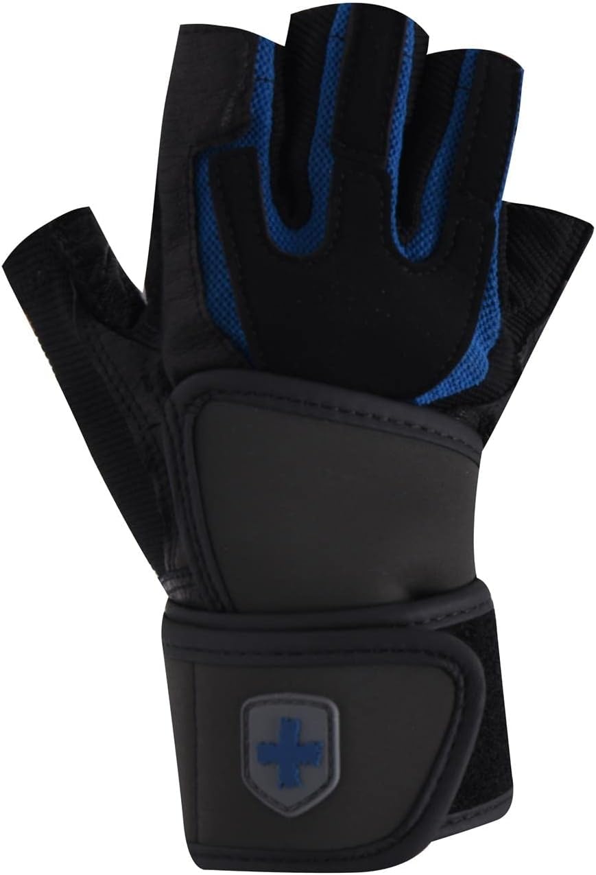 Harbinger Red Line Gewichtheber Handgelenk Wraps, 1 paar Trainingshandschuh mit Handgelenkwickel M,