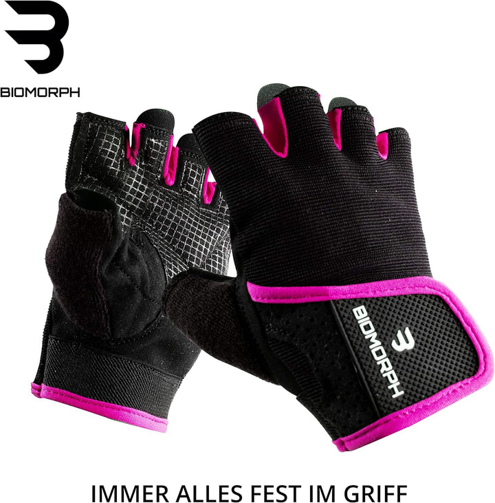 BIOMORPH Trainingshandschuhe für Damen und Herren | Fitness Handschuhe für Krafttraining, Bodybuildi