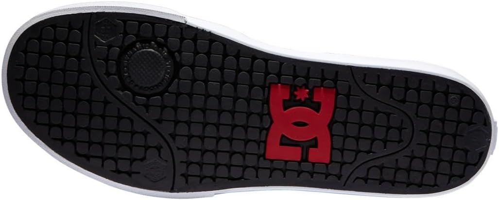 DC Shoes Herren Pure Mid Sneaker 47 EU Black Red, 47 EU Black Red