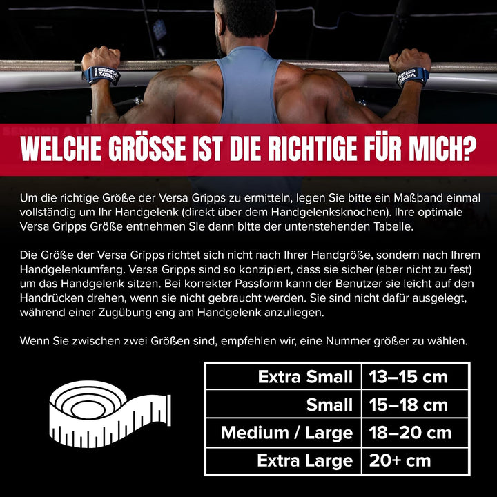 Versa Gripps® PRO Authentisch. Das Beste Trainingszubehör der Welt. IN DEN USA HERGESTELLT, Reg/Larg