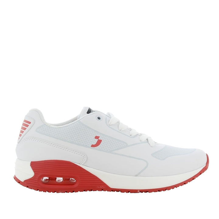 Oxypas elas4001fux ELA SRC Arbeits-Sneakers,White with Fuchsia,40 EU 40 EU Rosa, 40 EU Rosa
