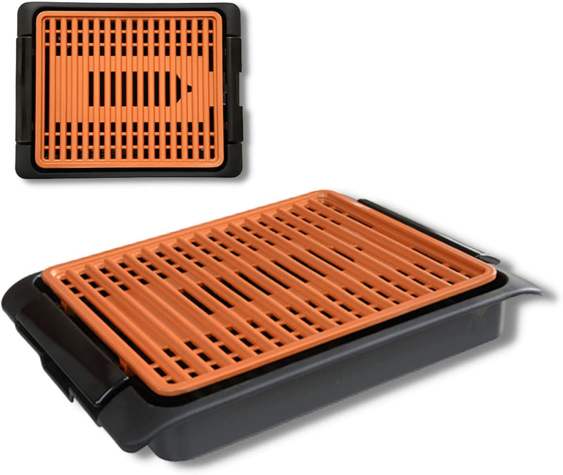 Rauchfreier elektrischer Tischgrill BEST DIRECT Starlyf Smokefree COPPER, Geeignet für Innen- und Au