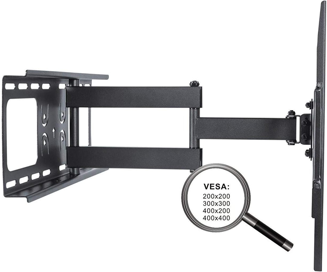PureMounts TV Wandhalterung Wand Halterung VESA 400 schwenkbar neigbar VESA: 400x400, VESA: 400x400