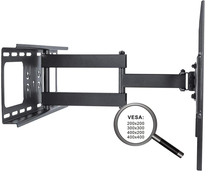 PureMounts TV Wandhalterung Wand Halterung VESA 400 schwenkbar neigbar VESA: 400x400, VESA: 400x400