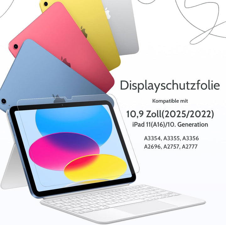 2 Stück Papier Schutzfolie für iPad 10. Generation 10,9 Zoll 2022, Matte Paper Folie Blendfreiem Dis