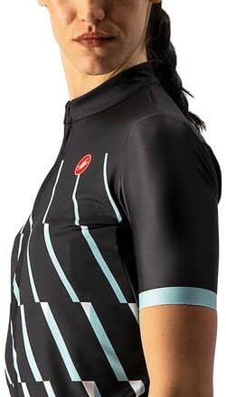 CASTELLI Damen Pendio Jersey Sweatshirt, Light Black/Sky Light/White, L EU