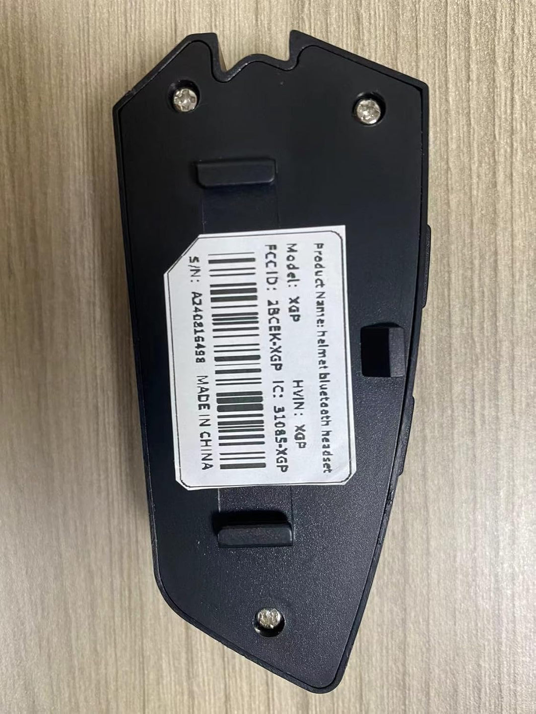 XGP X1 Motorrad Bluetooth Headset V5.3 mit Sprachassistent, 40mm Helm kopfhörer mit IP67 wasserdicht