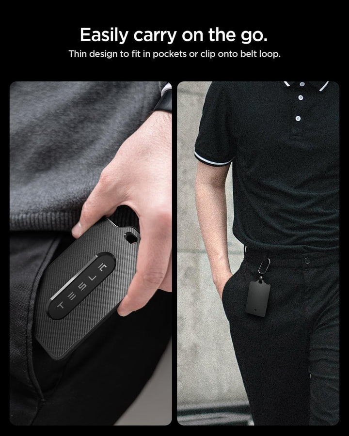 Spigen Schlüssel Karten Halter für Tesla Model Y (~2026 Juniper) Model 3 (~Highland 2025 2026) S X,