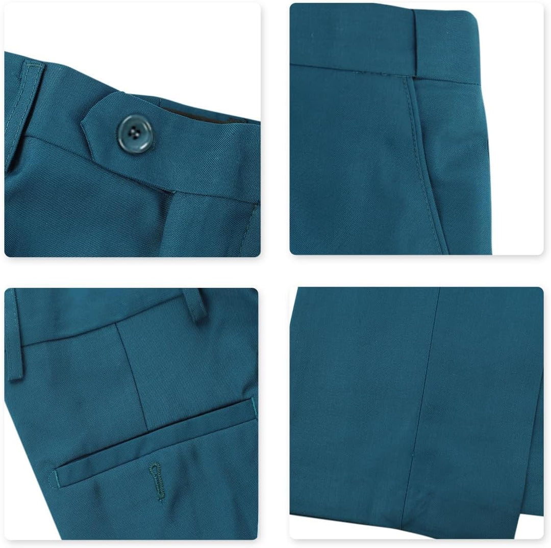 YOUTHUP Herren Anzug Slim Fit 3 Teilig Anzüge für Hochzeit Business Herrenanzug Sakko Anzughose West