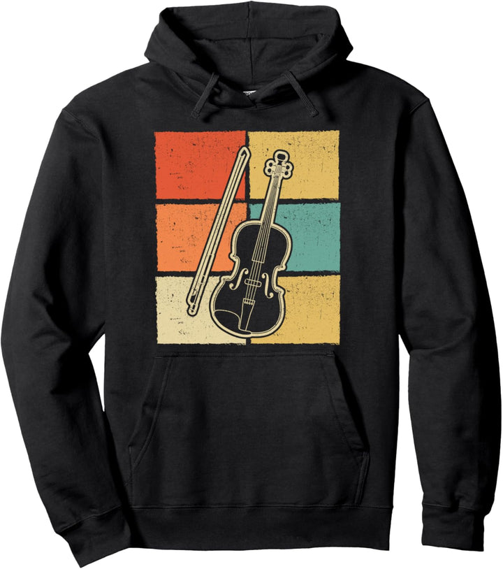Geigenspieler Violinist Geige Pullover Hoodie