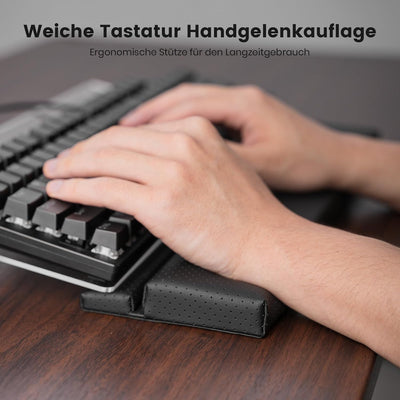 Tastatur Ständer mit Handgelenkauflage-Klearlook Winkelverstellbarer Tastatur Halter für Schreibtisc