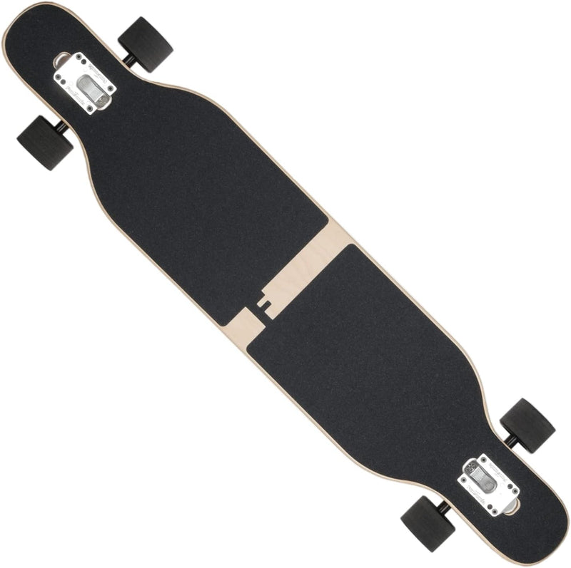 FunTomia Longboard mit 3 Flex Stufen Drop Through Cruiser Komplettboard Mach1 Speed Kugellager T-Too