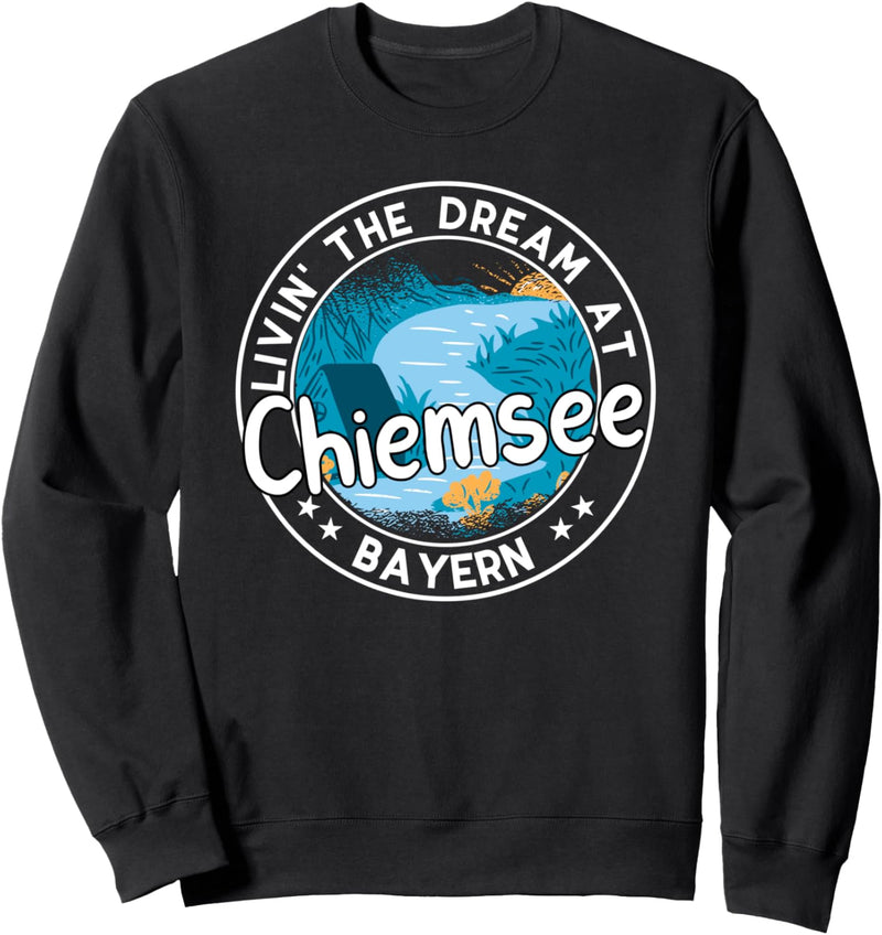 Chiemsee Urlaub Baden SUP Bayern Sweatshirt