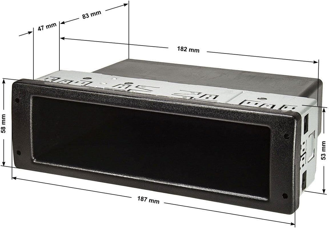 tomzz Audio 2456-001 Radioblende Set Profi-Version extrem stabil kompatibel mit Volvo S40 V40 Faceli